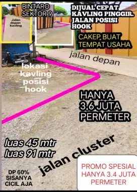 RUMAH NEWAH 1 LANTAI dana tanah kavling  BISA KPR TANPA BUNGA