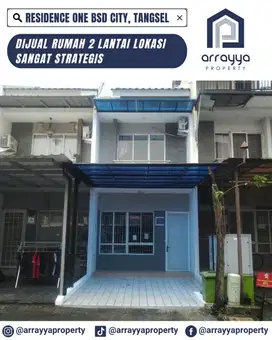 DIJUAL RUMAH 2 LANTAI CLUSTER RESIDENCE ONE BSD CITY