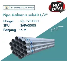Pipa Galvanis sch 40 1/2