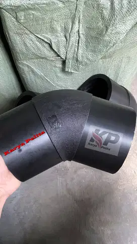 elbow 45 hdpe 160 mm / 6 inch pn 16 sdr 11 tipe injection molding