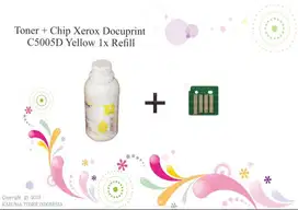 Toner + Chip Xerox Docuprint C5005D Yellow Berkualitas