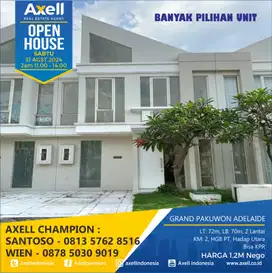 Open House Grand Pakuwon Sabtu, 31 Agst  Jam 11.00 - 14.00