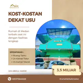 DIJUAL KOSTAN DEKAT USU 24 PINTU
