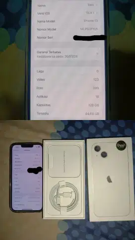 Ip 13 128 ibox pemakaian baru 3 bulan