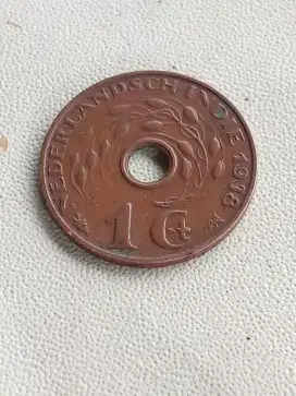 Uang koin kuno 1 cent edisi tahun 1938