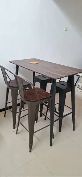 Meja Bar + Kursi Bar