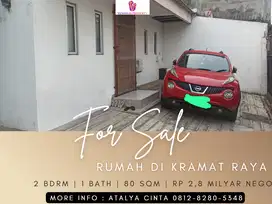 Dijual Cepat Rumah di Kramat Jakarta Pusat