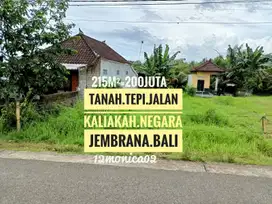 Jual tanah tepi jalan cocok usaha rumah toko Kaliakah Negara Jembrana