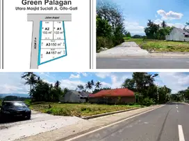 Tepi Aspal View Sawah, Tanah Murah Jalan Palagan 2 Juta-an