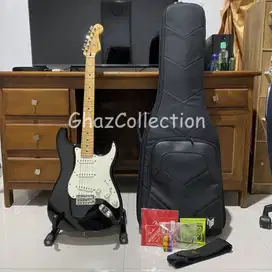 Fender Stratocaster Player Series MN Black with Gigbag NB PRO by DBM