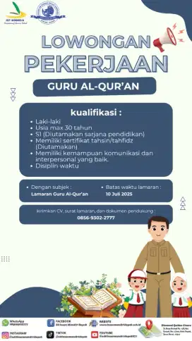 Segera Dicari Guru Qur'an