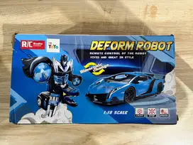 Mainan Anak mobil remote bisa berubah jadi robot