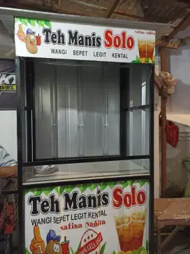 Jual gerobak es teh solo