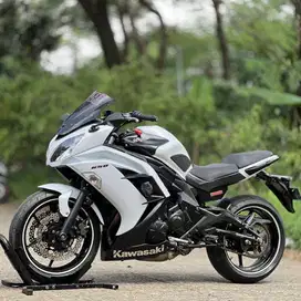 KAWASAKI NINJA 650 ER6F PUTIH 2012 KM LOW PAJAK HIDUP NO MINUS