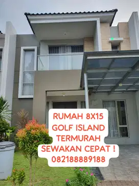 DISKON 10 JUTA! RUMAH 8X15 HARMONY GOLF ISLAND, RUMAH RAPI SIAP HUNI