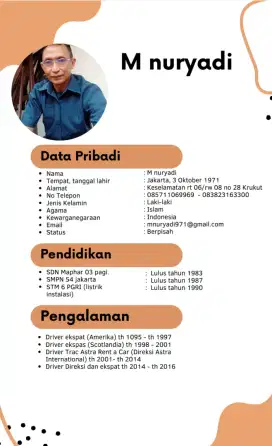 Mencari kerja untuk driver