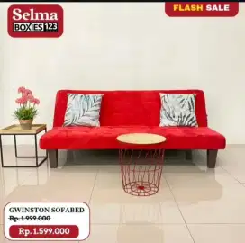 Sofabed Gwinston Merah