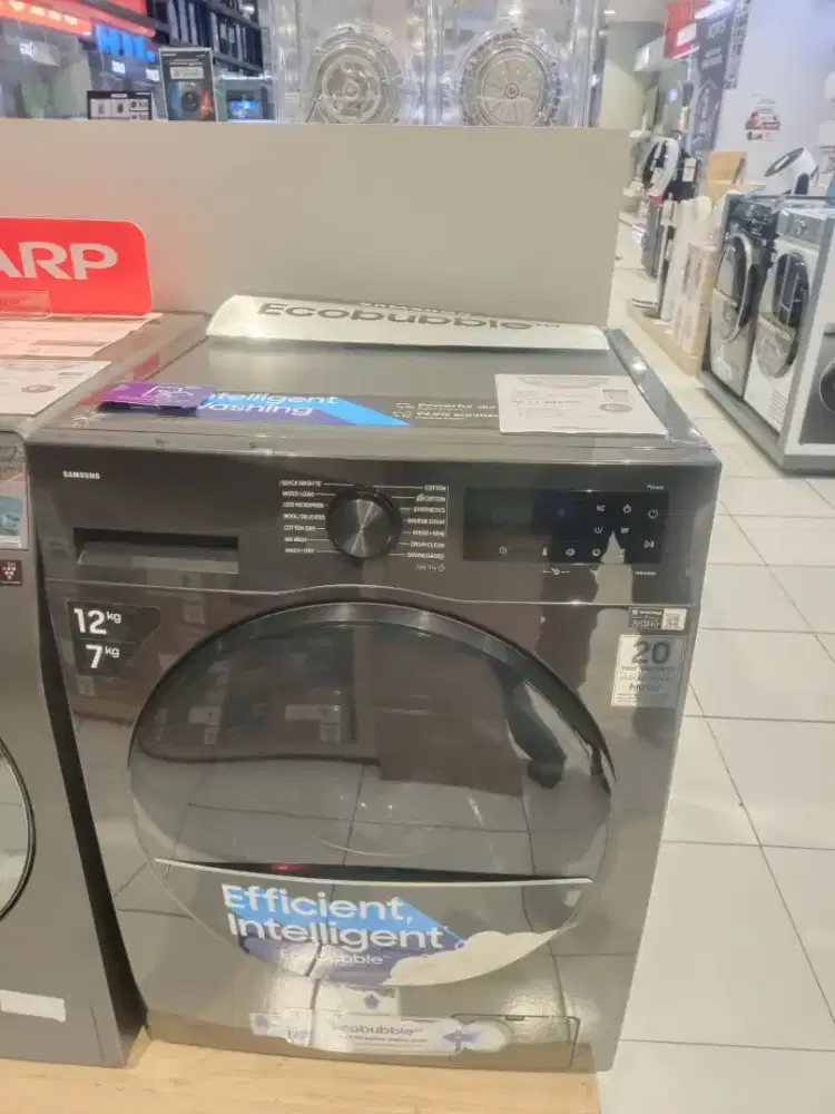 SAMSUNG WASHMACH + Drayer WD12DG5B15BB