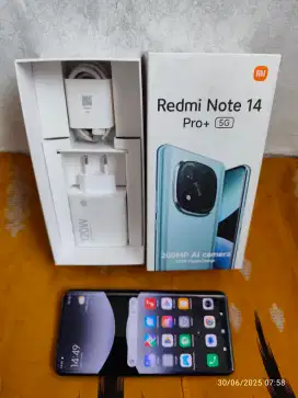 Redmi note 14 Pro Plus 5G 12/512 Fullset ori segel mulus garansi On