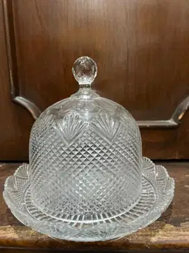 Toples kristal /tempat roti keju
