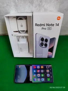 Redmi Note 14 Pro 5G 12/512 Fullset ori segel mulus garansi ON