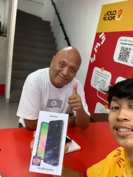 Samsung A56 promo cashback 300 ribu bisa kredit KTP aja