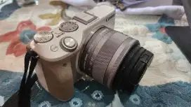 Canon Mirrorless M3 putih lens kit 15-55 plus zoom lens 55-200