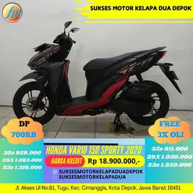 HONDA VARIO 150 SPORTY 2020 CASH/KREDIT DP MURAH SYARAT MUDAH
