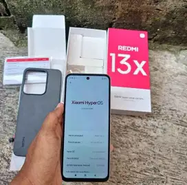 Redmi 13x ram 8+8.256 barang mulus banget dan bagus on minus ya gan
