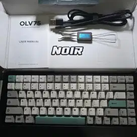 Mechanical Keyboard Layout 75% Noir OLV75