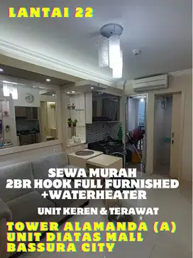 SEWA MURAH 2BR HOOK FURNISHED+WATERHEATER TOWER A BASSURA CITY