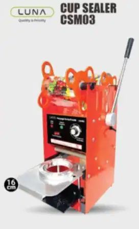 LUNA LIFE CUP SEALING MACHINE / CUP SEALER Maksimal Tinggi 16CM