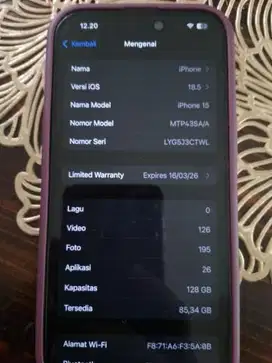 Di jual iphone 15 ibox