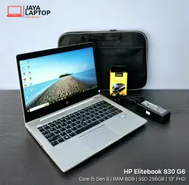 HP Elitebook 830 G6 Core i5 G8 RAM 8GB SSD 256GB Laptop Second Bekas