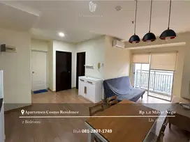 Dijual Apartement Cosmo Residence 2BR Full Furnished High Floor