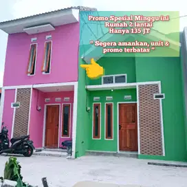 Rumah dp 85 angs flat tanpa BI cheking
