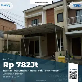 Rumah Dijual, Perumahan Royal Oak, Jatiraden, Jatisampurna, Bekasi