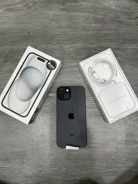 Iphone 15 128gb black second like new cc 0