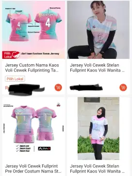 Perlengkapan olahraga voli dan yang lain nya