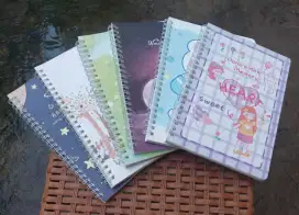Buku Spiral A5 Fancy
