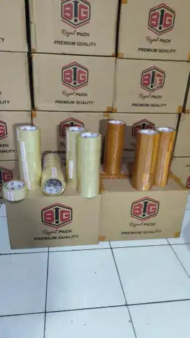 Di jual lakban bening dan coklat