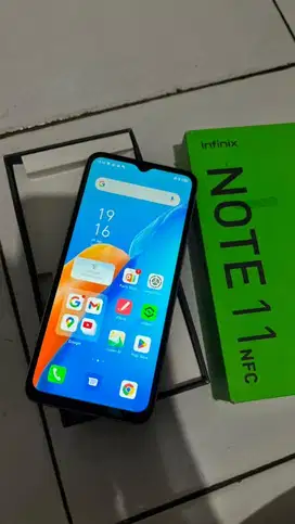 Infinix note 11 6+3/128.NFC Resmi Normal Lanjayy