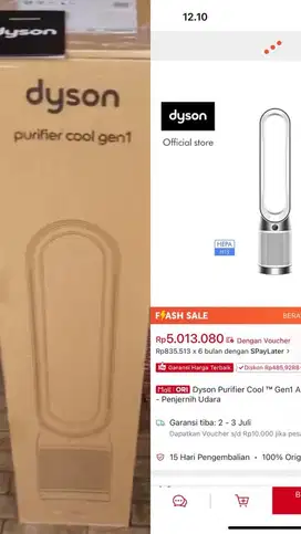 Dyson Purifier Gen1  Air Purifier TP10 White
