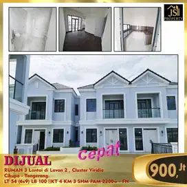 DIJUAL Siap Huni RUMAH 3 Lantai di Perum Lavon 2 Cikupa Tangerang - FN