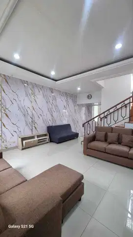 Disewa Cepat Rumah Cluster Whitsand Semi Furnished Greenwich BSD