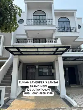 DISKON 20 JUTA RUMAH LAVENDER CONCERTO GOLF ISLAND, PIK TERMURAH