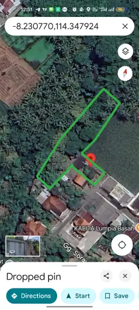 dijual Rumah dan Tanah strategis dan nyaman dijalan Brawijaya