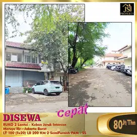 DISEWA RUKO 2 Lantai - Kebon Jeruk Intercon Meruya Ilir JakBar - SS