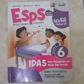 Buku esps, pjok, agama kelas 6