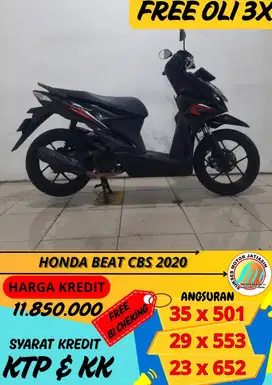 HONDA BEAT CBS 2020 bisa cash dan kredit